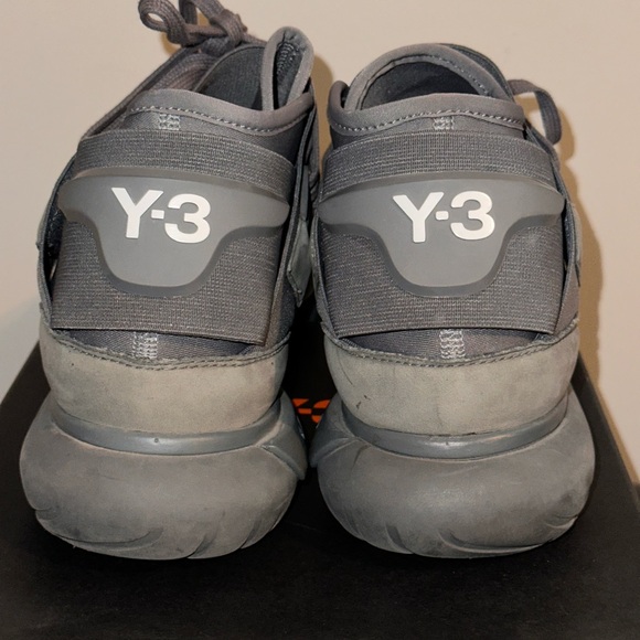 Y-3 Qasa High Gray Sneakers - Picture 1 of 4